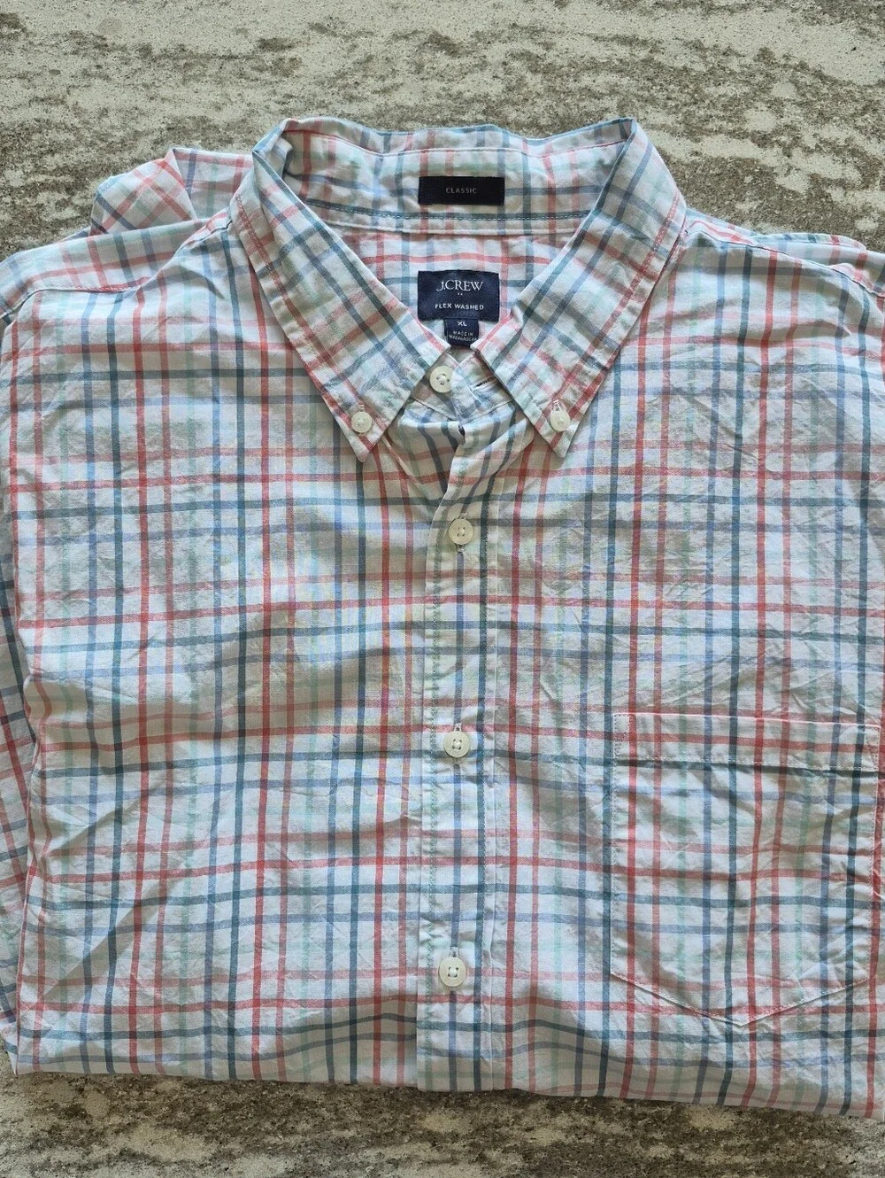J. Crew Men's Flex Casual Shirt New Size XL